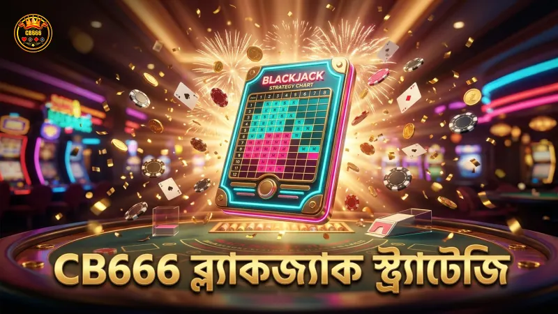 CB666 ব্ল্যাকজ্যাক ক্লাসিক স্ট্র্যাটেজি চার্ট প্রয়োগ করে জেতার হার বাড়ায়