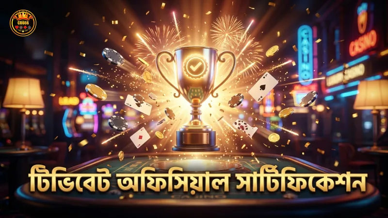 টিভিবেটের অফিসিয়াল সার্টিফিকেশন লাকি ৭ গেমের বিশ্বাসযোগ্যতা বাড়ায়।
