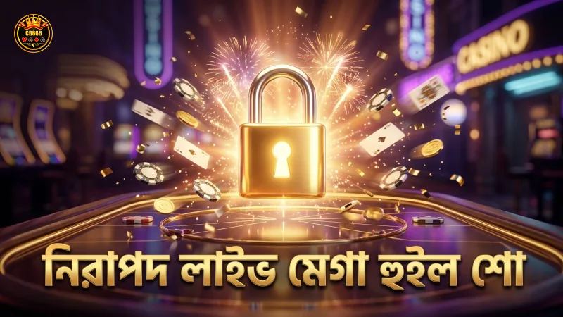 নিরাপদ ও স্বচ্ছ লাইভ মেগা হুইল শো অভিজ্ঞতা