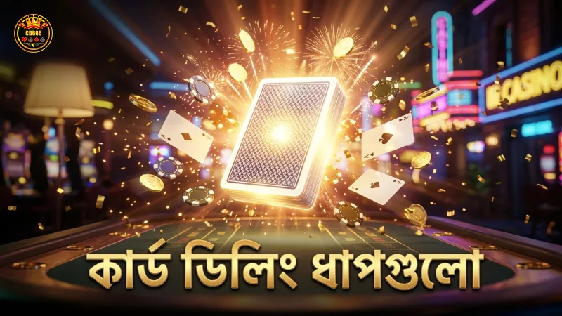 কার্ড ডিলিংয়ের সঠিক ধাপ মেনে খেলায় এগিয়ে যান