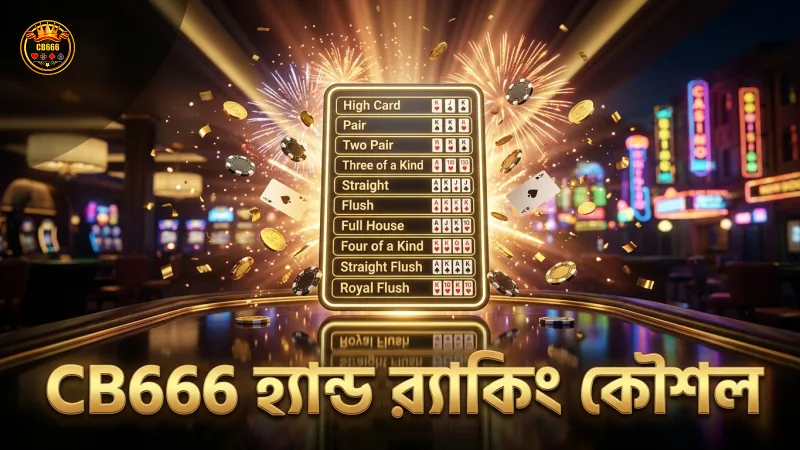CB666 হ্যান্ড র‍্যাঙ্কিং বোঝার মাধ্যমে বেটিং উন্নত করুন