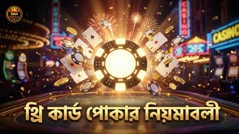 থ্রি কার্ড পোকারের নিয়মাবলী এবং গেমপ্লে কাঠামো