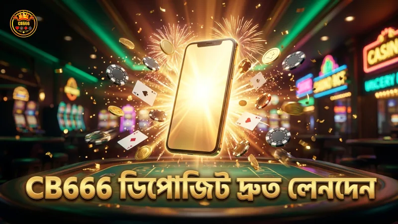 CB666 ডিপোজিট দ্রুত লেনদেনের জন্য উন্নত প্রযুক্তি ব্যবহার করে।