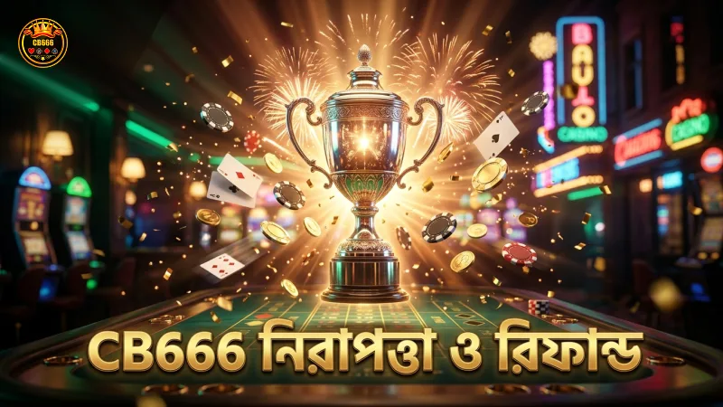 CB666 ডিপোজিটে এনক্রিপশন ও রিফান্ড নীতির মাধ্যমে সম্পূর্ণ নিরাপত্তা নিশ্চিত।